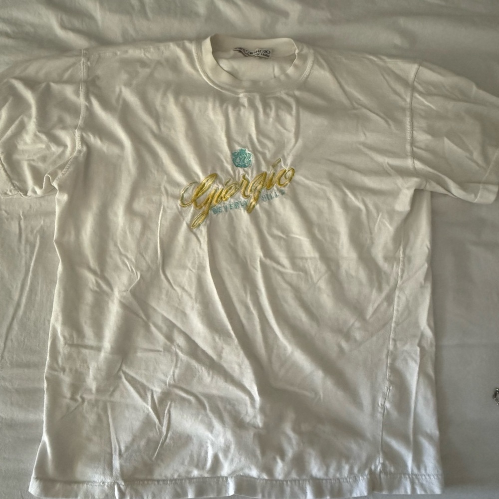 Giorgio Beverly Hills White Tee